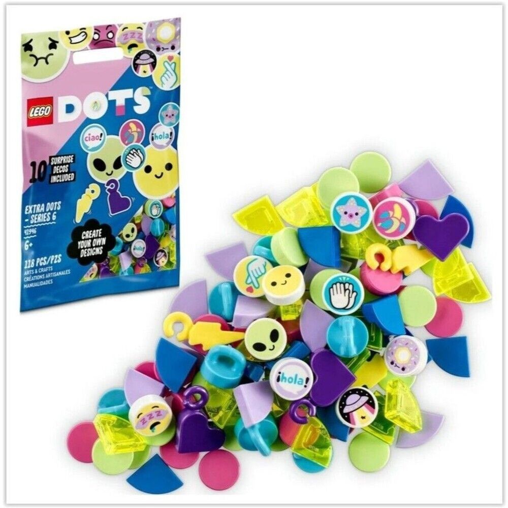 LEGO Dots Extra Series 6, Decos Decorating Kit 41946, Single pk-NEW